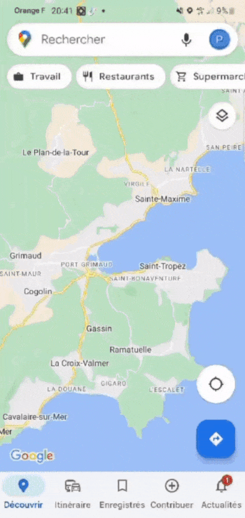 Résultats SEO Google Maps