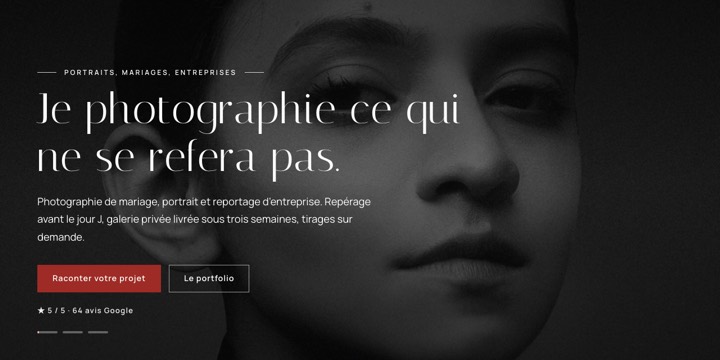 Modèle pour photographe