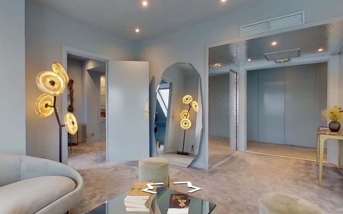 Vue de la visite virtuelle — Boutique de décoration — Paris