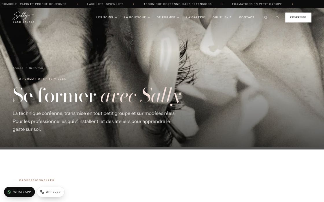 Se former — sallylashstudio.fr